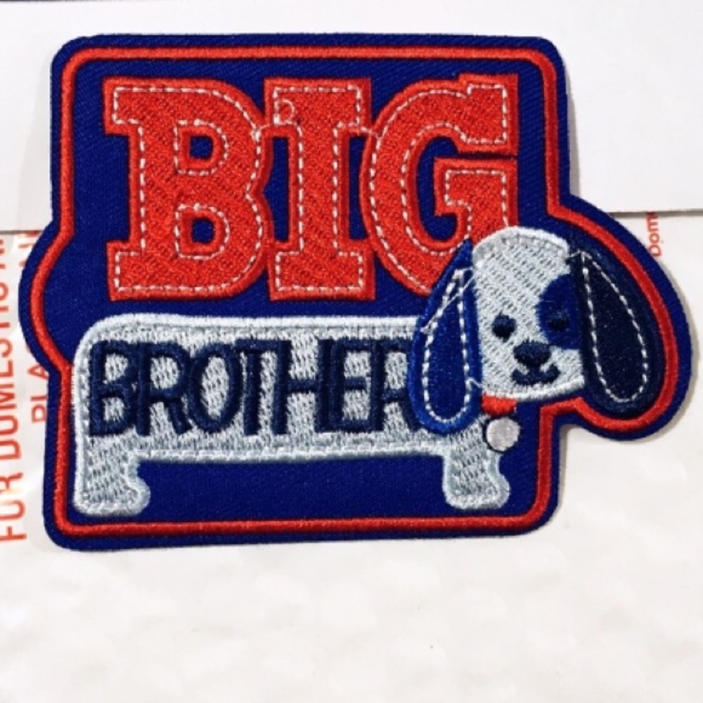 NEW BIG BROTHER PATCHES ENDEARING SIBLING BADGES